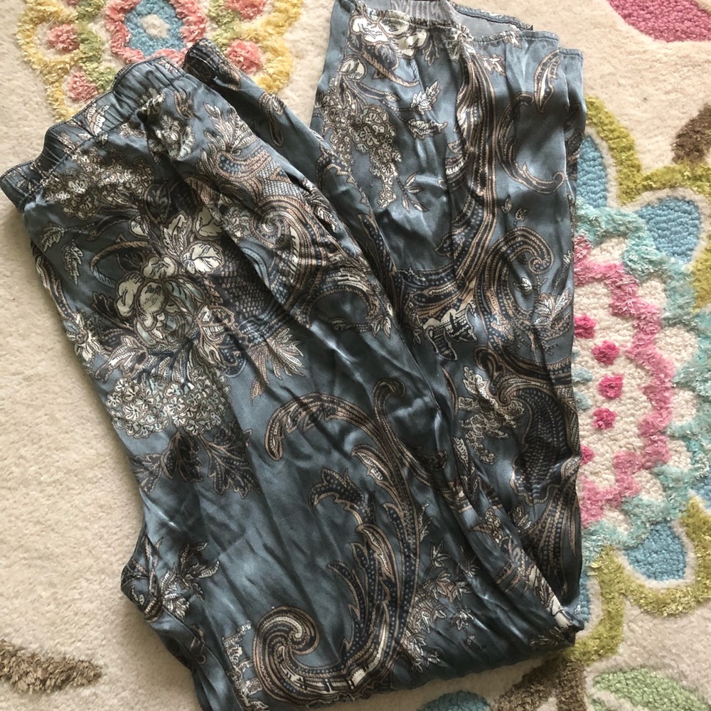Coldwater Creek Paisley Pants